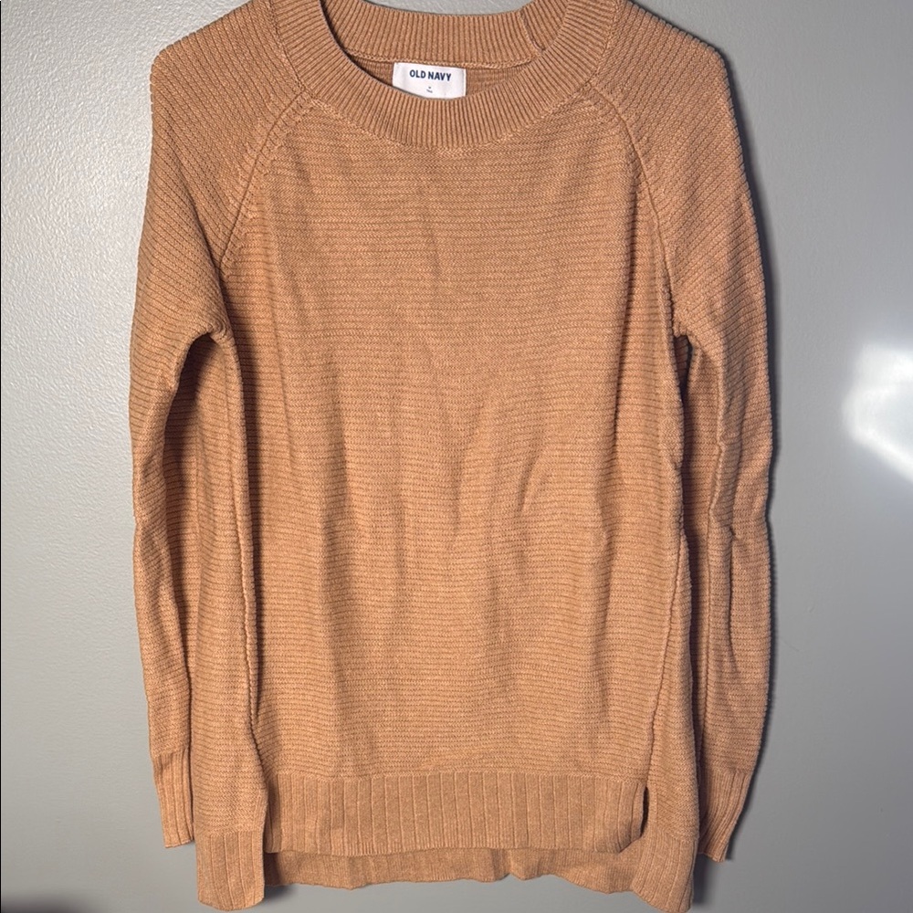 Old Navy Tan Crewneck Sweater